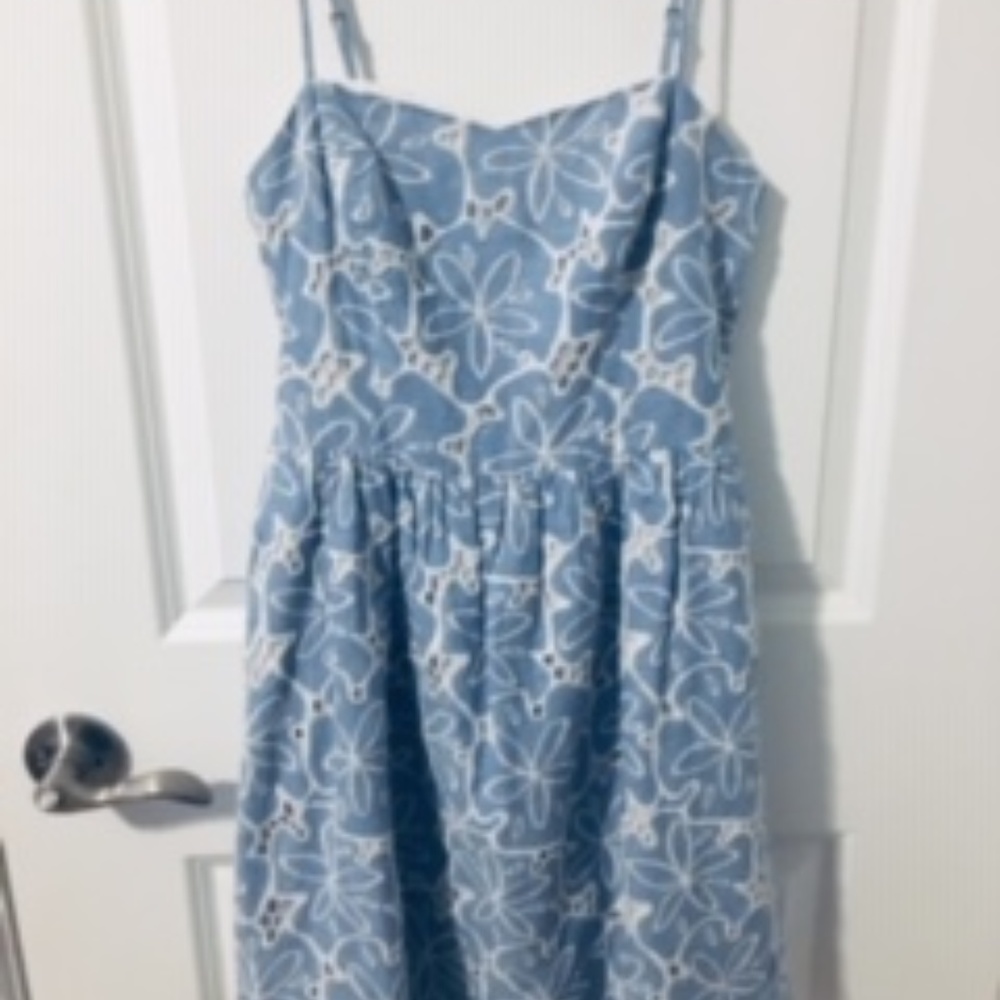 Lilly Pulitzer Sand Dollar Chambray Dress